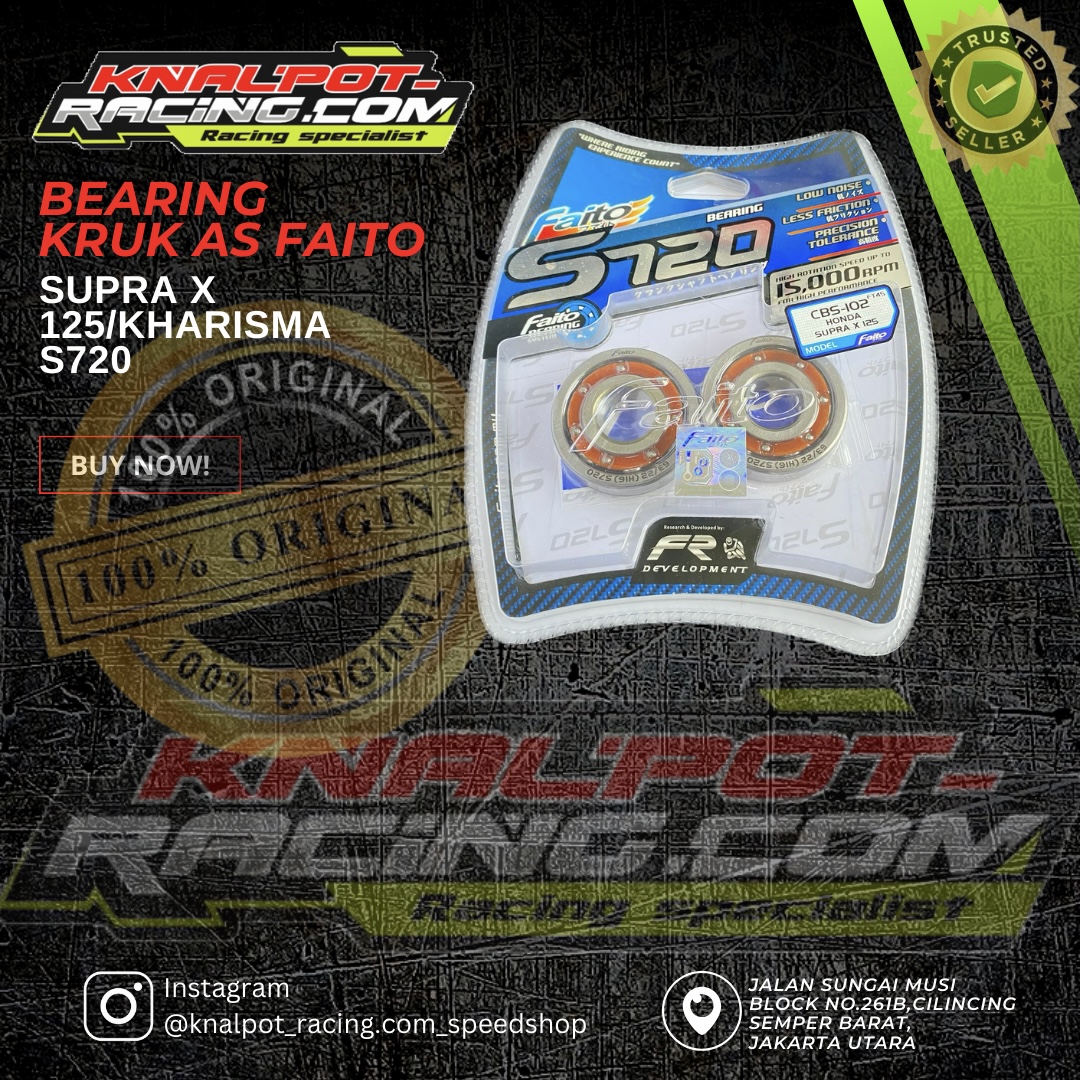 BEARING KRUK AS SUPRA X 125/KHARISMA S720